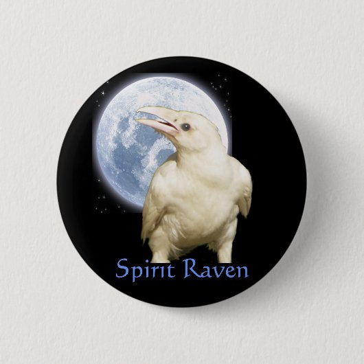 「SPIRIT RAVEN」ボタン 缶バッジ (正面)