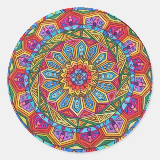 Spirit & Soul, Mandala #10 ラウンドシール (正面)