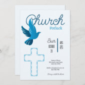 Spirit & Sustenance Community Potluck  Invitation 招待状 (正面/裏面)