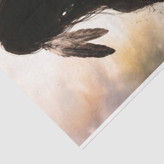 Spirit Wolf Within Decoupage 薄葉紙 (詳細)