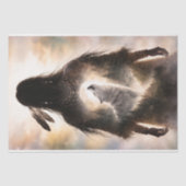 Spirit Wolf Within Decoupage 薄葉紙 (正面)