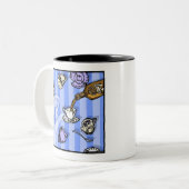 Spirits - Pop Goth Nightmare Surreal ツートーンマグカップ (正面左)