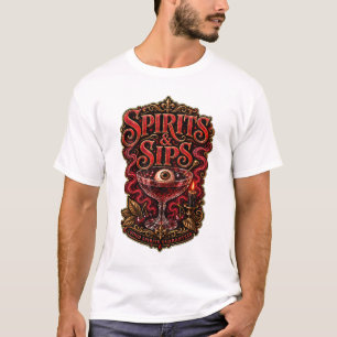 Spirits & Sips ハロウィンコックテイルパーティー Tシャツ