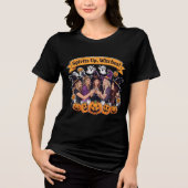 Spirits Up, Witches! Cute Halloween Shirt トライブレンドＴシャツ (正面)