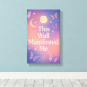 Spiritual Art Dreamy Canvas for Aesthetic Rooms キャンバスプリント (インサイチュ (ウッドフロア))