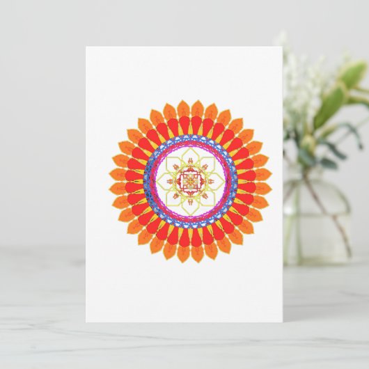 Spiritual Boho  招待状 (スタンド正面)