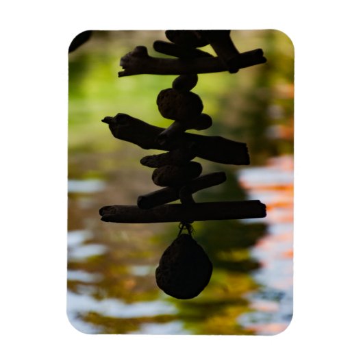 Spiritual Driftwood Bali Magnet マグネット (縦)