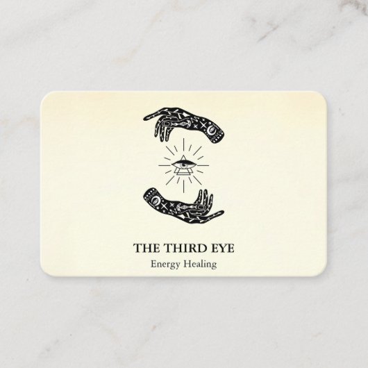 Spiritual Energie Heiler Reiki  名刺 (正面)