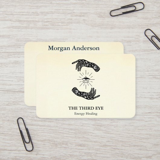 Spiritual Energie Heiler Reiki  名刺 (正面/裏面インサイチュ)