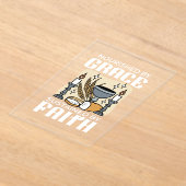 Spiritual Faith and Grace – Uplifting Christian アクリル招待状 (レイダウン)