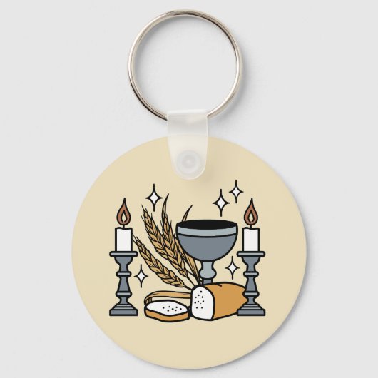 Spiritual Faith and Grace – Uplifting Christian キーホルダー (正面)