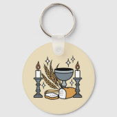 Spiritual Faith and Grace – Uplifting Christian キーホルダー (裏面)