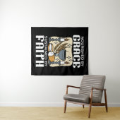 Spiritual Faith and Grace – Uplifting Christian タペストリー (インサイチュ(横))