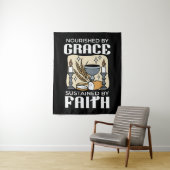 Spiritual Faith and Grace – Uplifting Christian タペストリー (インサイチュ)