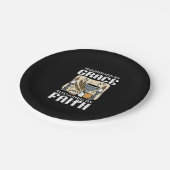 Spiritual Faith and Grace – Uplifting Christian ペーパープレート (アングル)