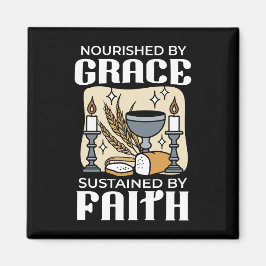 Spiritual Faith and Grace – Uplifting Christian マグネット