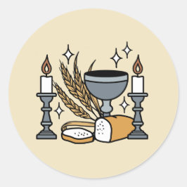 Spiritual Faith and Grace – Uplifting Christian ラウンドシール