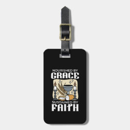 Spiritual Faith and Grace – Uplifting Christian ラゲッジタグ