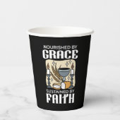 Spiritual Faith and Grace – Uplifting Christian 紙コップ (裏面)