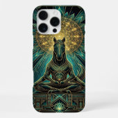Spiritual Gold Teal iPhone 16 Pro Max Case iPhoneケース (裏面)