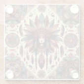 Spiritual Guidance ガラスコースター (裏面)