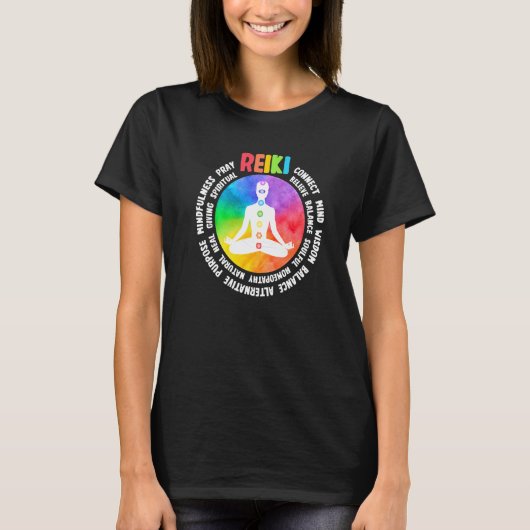 Spiritual Healing Holistic Healer Meditation Chakr Tシャツ (正面)