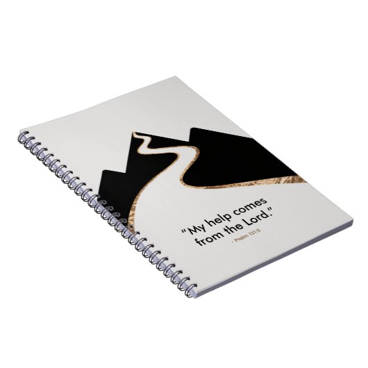 Spiritual Journey Notebook - Guided Mountain Path  ノートブック (右側)