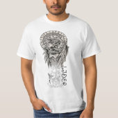 Spiritual Lion Mandala Graphic T-Shirt Tシャツ (正面)