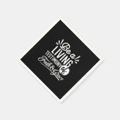 Spiritual Living Testimony Faith and Grace Quote スタンダードカクテルナプキン (角)