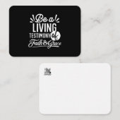 Spiritual Living Testimony Faith and Grace Quote ノートカード (正面/裏面)