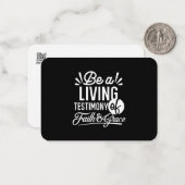 Spiritual Living Testimony Faith and Grace Quote ノートカード (正面/裏面インサイチュ)