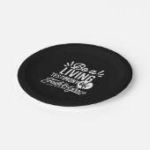 Spiritual Living Testimony Faith and Grace Quote ペーパープレート (アングル)