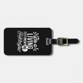 Spiritual Living Testimony Faith and Grace Quote ラゲッジタグ (正面横)