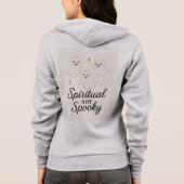 Spiritual Not Spooky Hoodie – Cute Ghost Halloween パーカ (裏面)