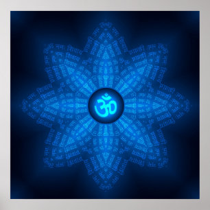 Spiritual Om Mantra ポスター