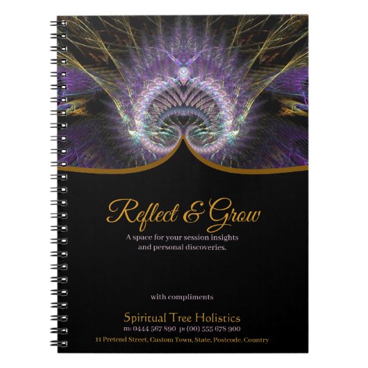 Spiritual Tree Holistic Journal ノートブック (正面)