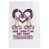 spiritual valentine's day ミディアムペーパーバッグ (裏面)