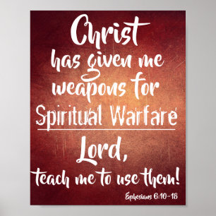 Spiritual Warfare Poster ポスター