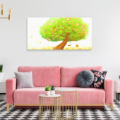 Spirituele Boom キャンバスプリント (インサイチュ (リビング))