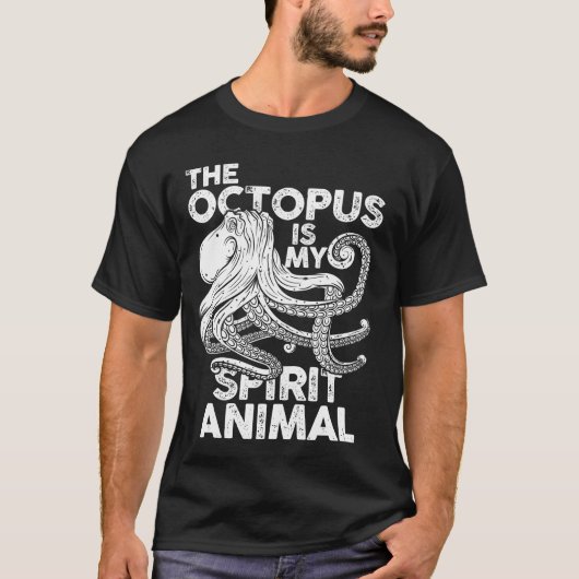 Spiritueller Oktopus Tシャツ (正面)