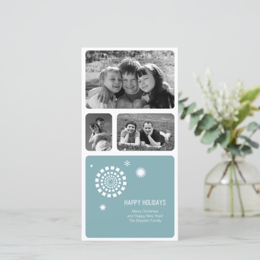 Spirographクリスマスフォトカード シーズンカード (スタンド正面)