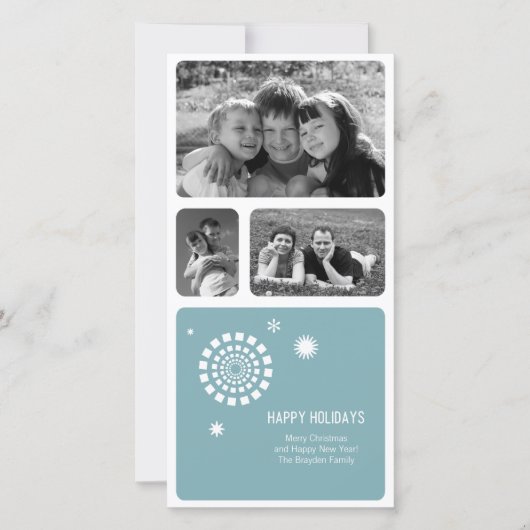 Spirographクリスマスフォトカード シーズンカード (正面)