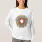 Spirograph Pride Pattern: Pan Tシャツ (正面)