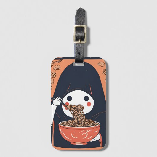 Spirted:遠くに顔なし ラゲッジタグ (正面縦)