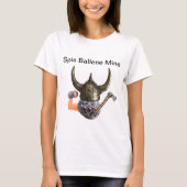 Spis Ballene Mine T-shirt Femme Tシャツ (正面)