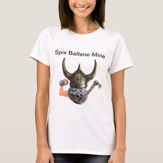 Spis Ballene Mine T-shirt Femme Tシャツ (正面)