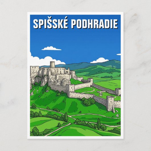 Spiš Castle ポストカード (正面)