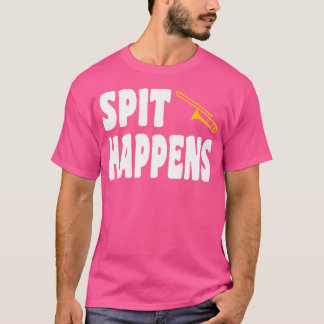 Spit Happenes Tromoneマーチングバンド音楽オーケストラ Tシャツ