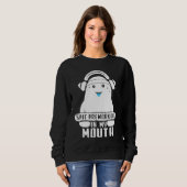 Spit Preworkout In My Mouth Funny Workout Gym Sayi スウェットシャツ (正面フル)