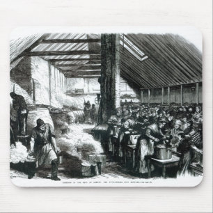 Spitalfieldsの無料食堂1867年 マウスパッド